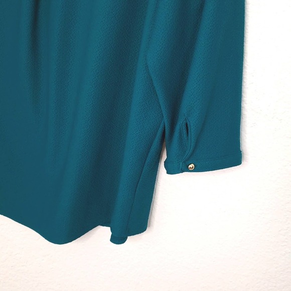 Croft & Barrow women's Green Blouse size 1X - Picture 4 of 5